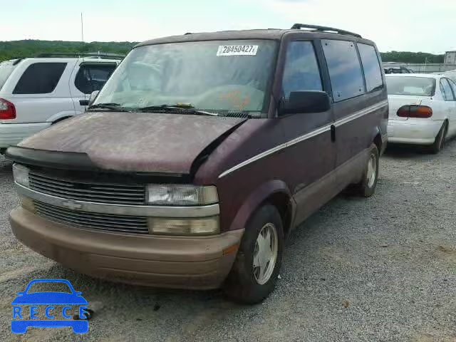 1996 CHEVROLET ASTRO VAN 1GNDM19W0TB148149 image 1