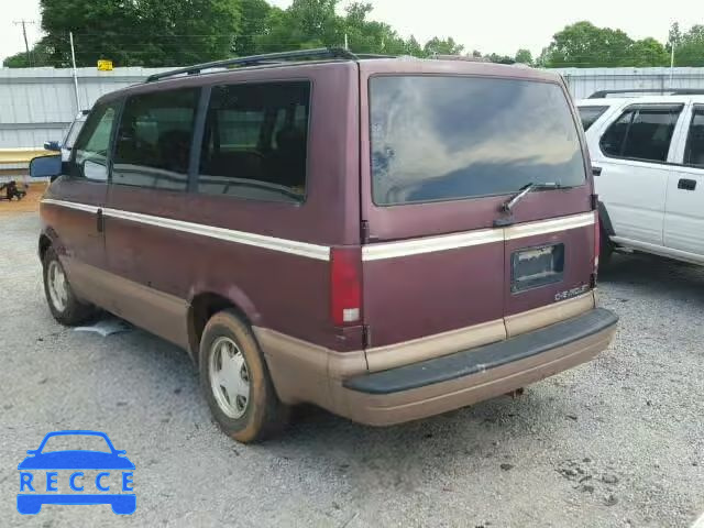 1996 CHEVROLET ASTRO VAN 1GNDM19W0TB148149 image 2