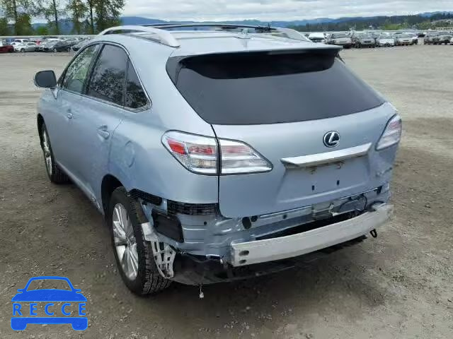 2011 LEXUS RX 450H JTJBC1BA8B2422520 image 2