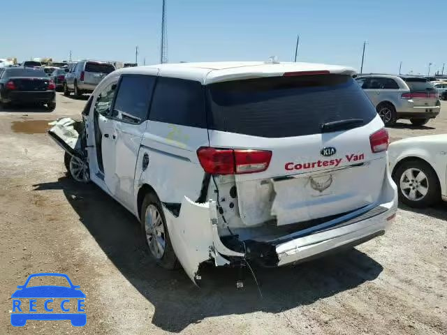 2015 KIA SEDONA L KNDMA5C11F6037824 image 2