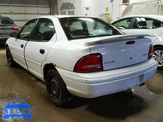 1999 DODGE NEON HIGHL 3B3ES47Y0XT520992 image 2