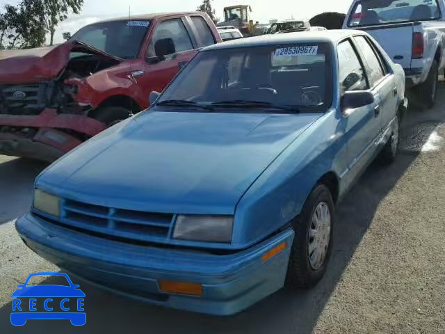 1993 DODGE SHADOW 1B3XP28D2PN575485 зображення 1