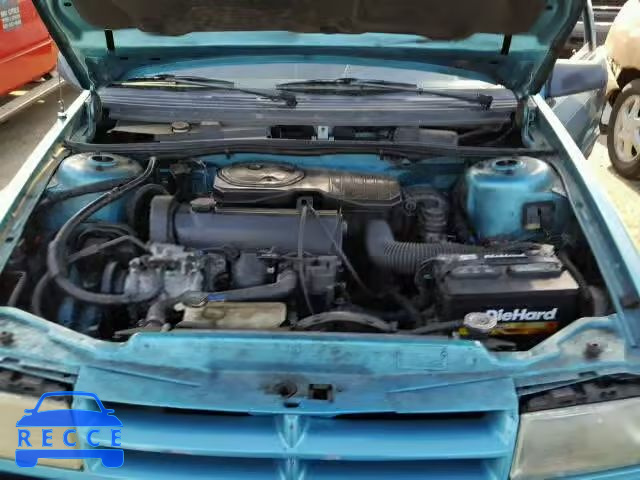 1993 DODGE SHADOW 1B3XP28D2PN575485 image 6