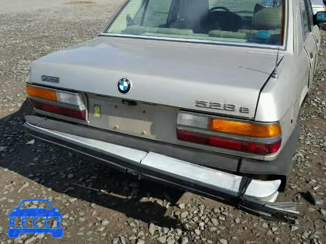 1984 BMW 528E AUTOMATIC WBADK8309E9274917 image 8