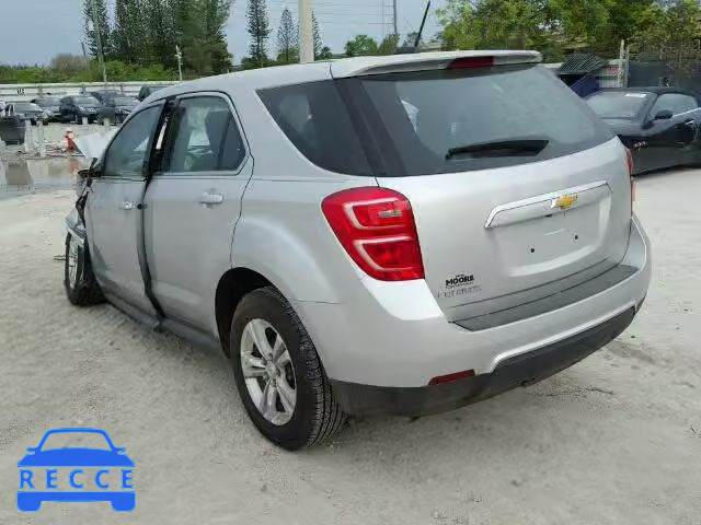 2017 CHEVROLET EQUINOX LS 2GNALBEK4H1520176 image 2