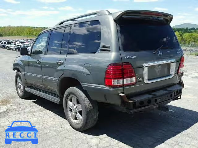 2006 LEXUS LX 470 JTJHT00W464013380 image 2