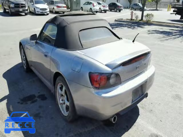 2000 HONDA S2000 JHMAP1147YT002120 image 2