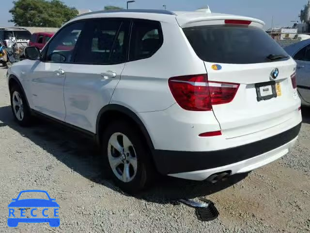 2012 BMW X3 XDRIVE2 5UXWX5C55CL723600 image 2