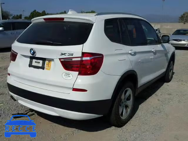 2012 BMW X3 XDRIVE2 5UXWX5C55CL723600 image 3