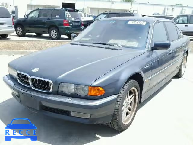 2000 BMW 740IL WBAGH8346YDP15709 Bild 1