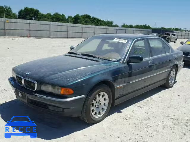 2000 BMW 740IL WBAGH8344YDP09309 image 1