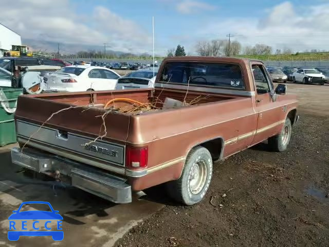 1986 CHEVROLET C10 1GCDC14H1GS104137 image 3