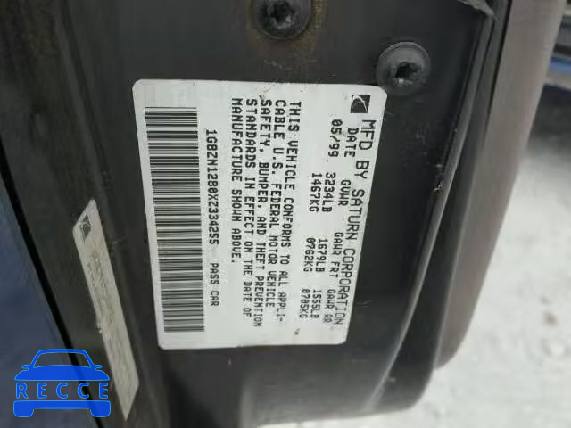 1999 SATURN SC1 1G8ZN1280XZ334255 Bild 9