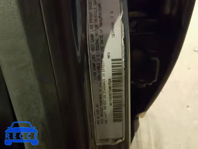 2003 AUDI ALLROAD WA1YD64B73N057528 image 9