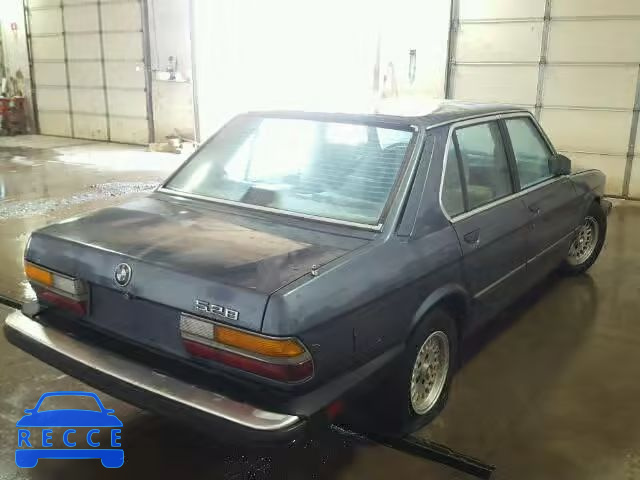 1986 BMW 528E AUTOMATIC WBADK8302G9658637 image 3