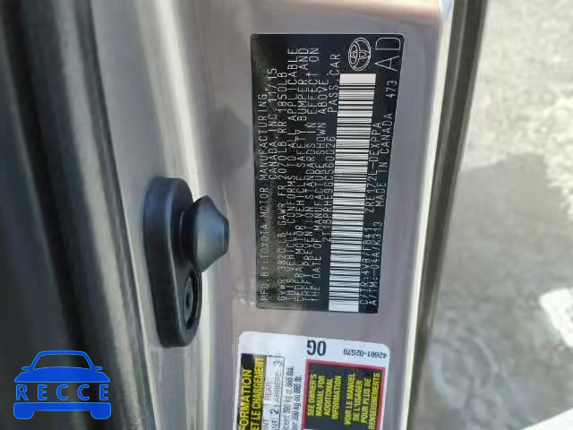 2016 TOYOTA COROLLA EC 2T1BPRHE9GC560026 image 9