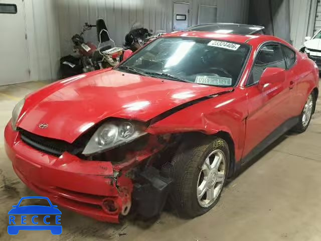 2003 HYUNDAI TIBURON KMHHM65D33U058960 image 1