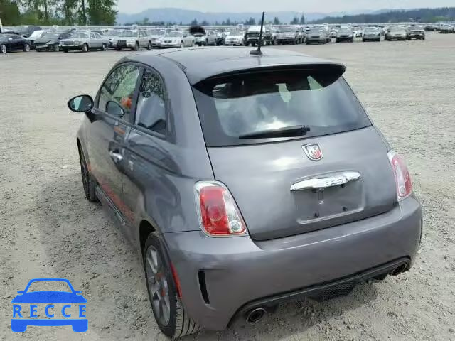 2012 FIAT 500 ABARTH 3C3CFFFH8CT378834 зображення 2