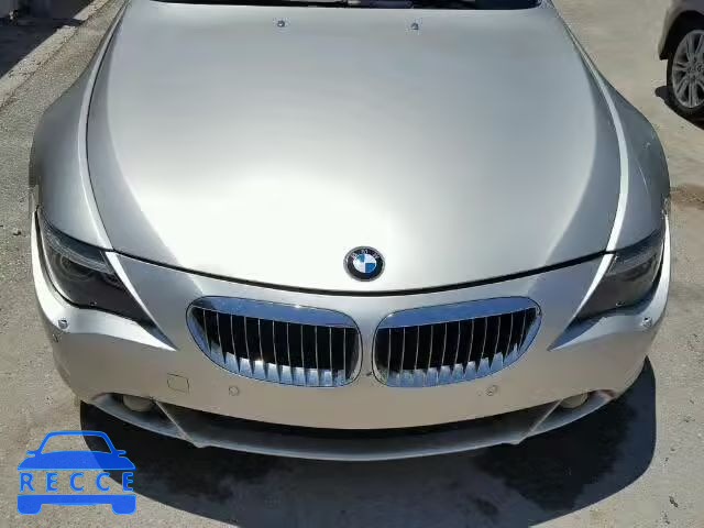 2004 BMW 645CI WBAEH73464B189914 image 6