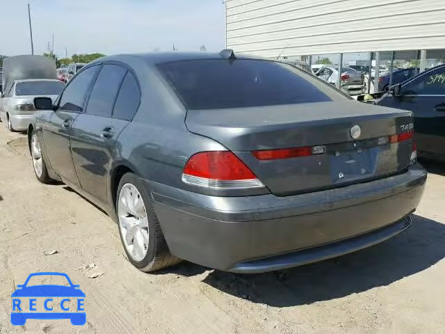 2005 BMW 745I WBAGL63585DP76180 image 2