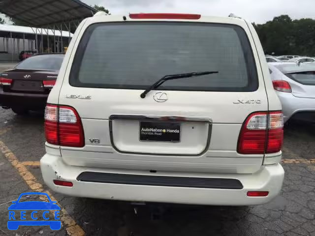 2000 LEXUS LX 470 JT6HT00W8Y0119951 image 8