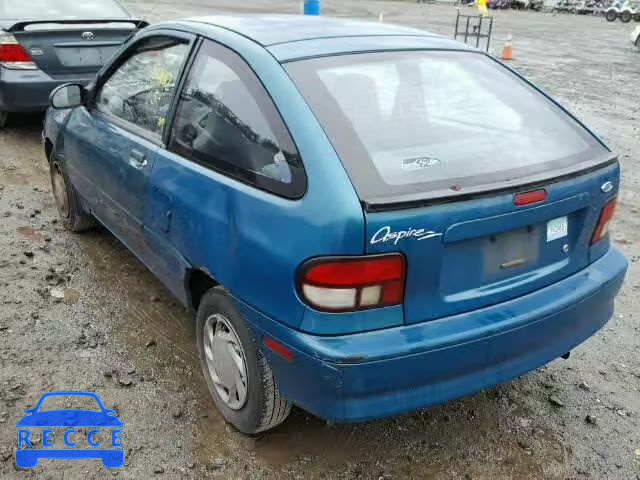 1996 FORD ASPIRE KNJLT05H3T6176672 Bild 2