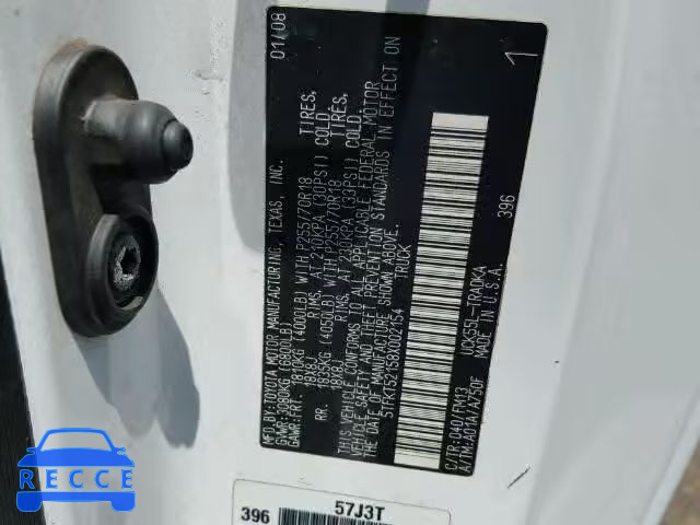 2008 TOYOTA TUNDRA 5TFKT52158X002154 image 9