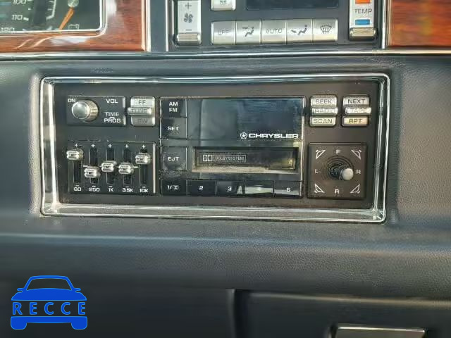 1991 CHRYSLER IMPERIAL 1C3XY56R9MD287500 image 8