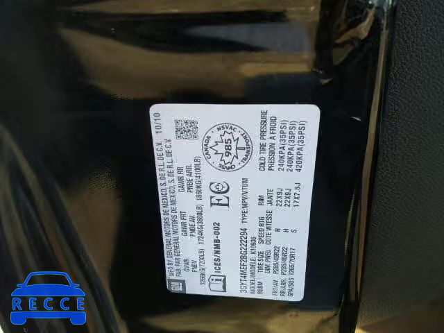 2011 CADILLAC ESCALADE E 3GYT4MEF2BG222294 image 9