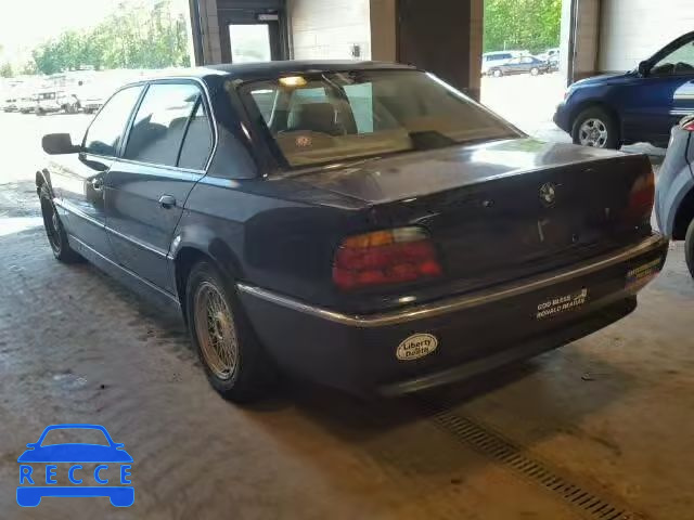 1998 BMW 740IL WBAGJ832XWDM12044 image 2