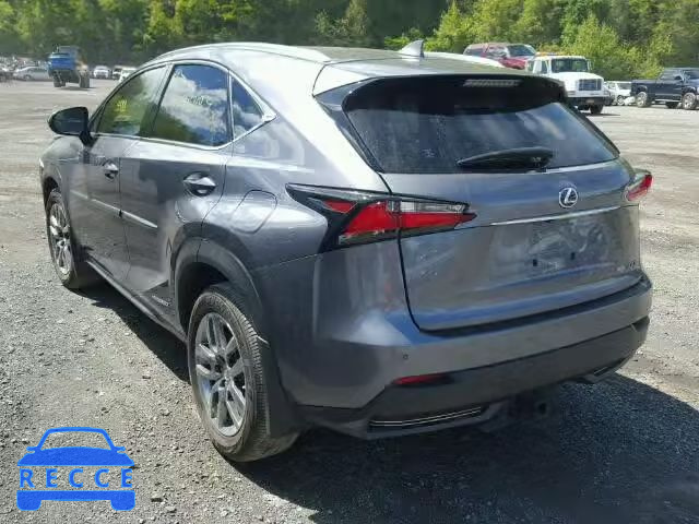 2015 LEXUS NX 300H JTJBJRBZ9F2020697 image 2