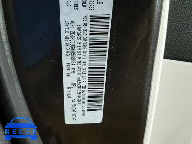 2017 CHRYSLER PACIFICA T 2C4RC1BG0HR569334 image 9