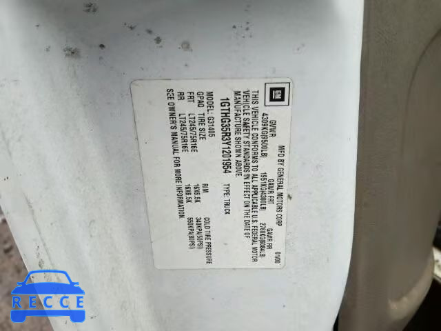 2000 GMC SAVANA G35 1GTHG35R3Y1201954 image 9
