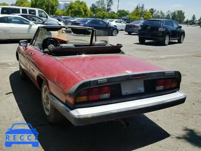 1986 ALFA ROMEO SPIDER VEL ZARBA5413G1043862 image 2