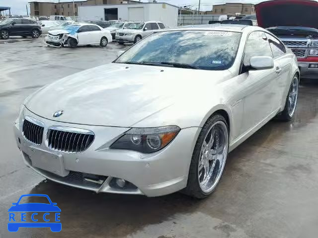 2006 BMW 650I WBAEH13476CR51092 зображення 1