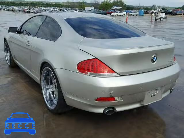 2006 BMW 650I WBAEH13476CR51092 image 2