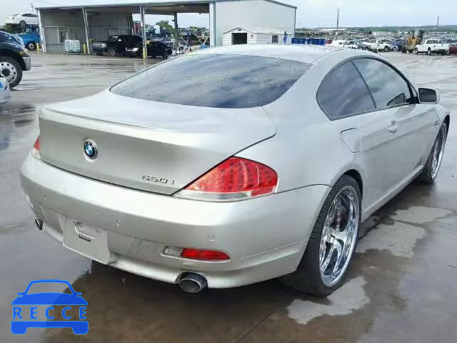 2006 BMW 650I WBAEH13476CR51092 зображення 3