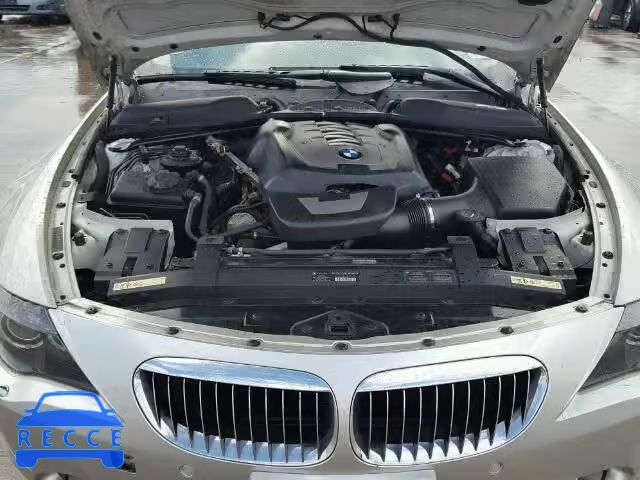 2006 BMW 650I WBAEH13476CR51092 зображення 6