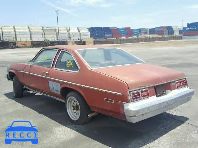 1977 CHEVROLET NOVA 1X27U7L135478 Bild 2