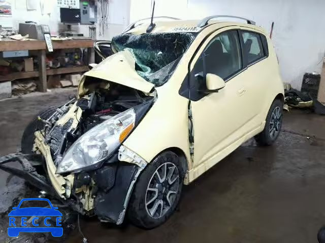 2013 CHEVROLET SPARK 2LT KL8CF6S94DC577783 image 1