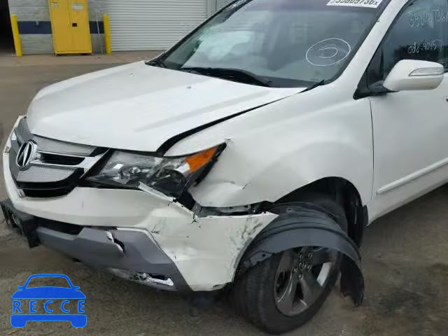 2008 ACURA MDX SPORT 2HNYD28848H517073 зображення 9