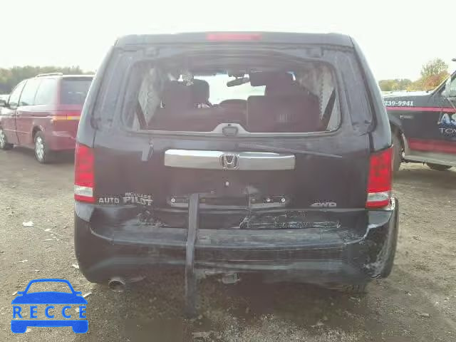 2012 HONDA PILOT EXLN 5FNYF4H70CB080111 image 9