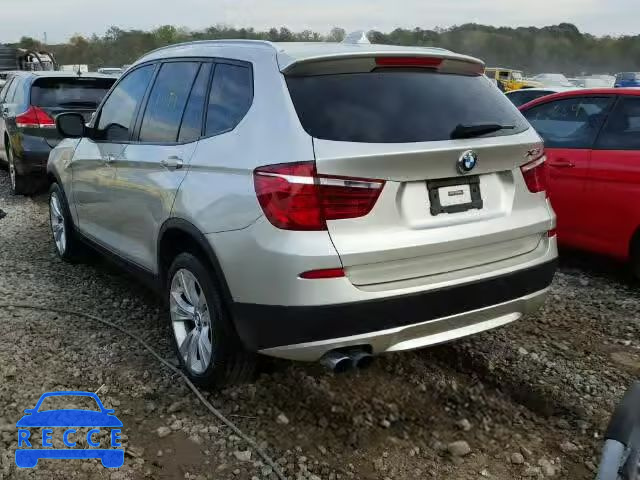 2011 BMW X3 XDRIVE3 5UXWX7C53BL732385 зображення 2