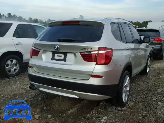 2011 BMW X3 XDRIVE3 5UXWX7C53BL732385 зображення 3