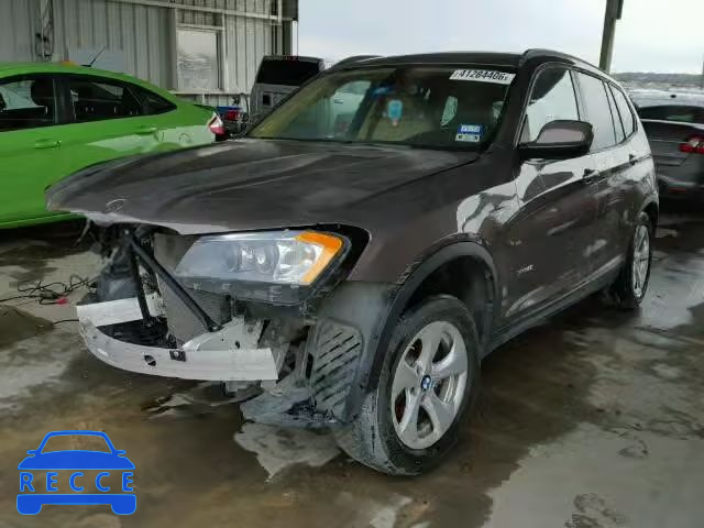 2012 BMW X3 XDRIVE2 5UXWX5C56CL717675 image 1