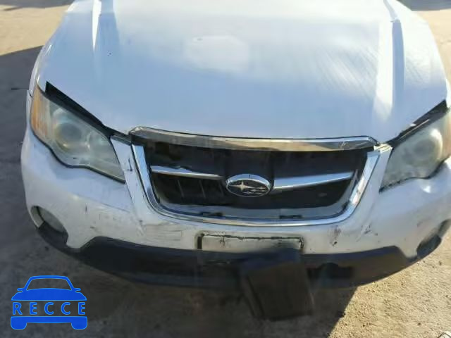 2009 SUBARU OUTBACK 3. 4S4BP85C494323510 зображення 6