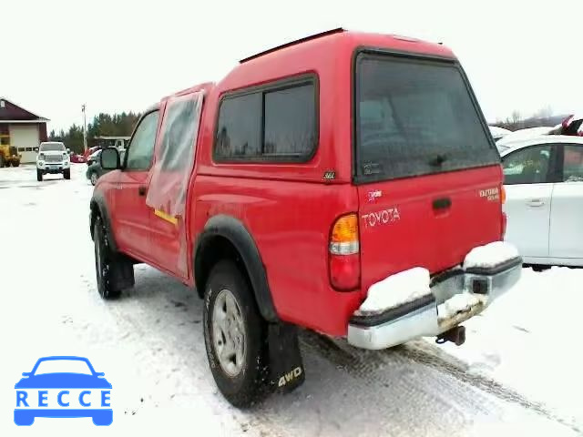 2001 TOYOTA TACOMA DOU 5TEHN72N01Z745015 image 2