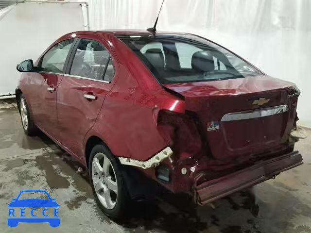 2012 CHEVROLET SONIC LTZ 1G1JE5SH7C4231117 зображення 2