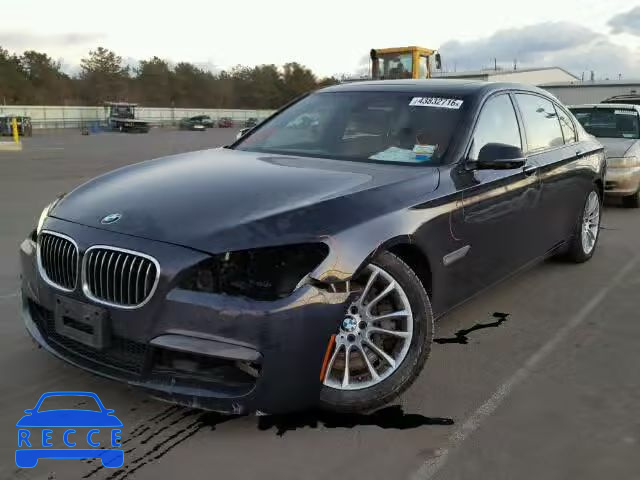 2014 BMW 750LI XDRI WBAYF8C52ED652672 зображення 1