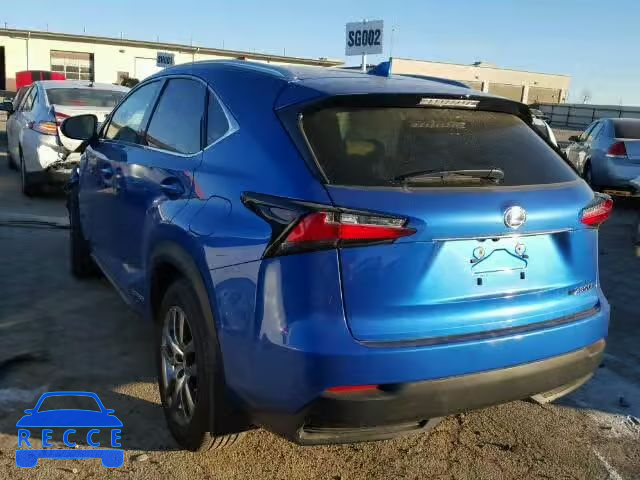 2016 LEXUS NX 300H JTJBJRBZ8G2035774 image 2